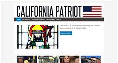 Desktop Screenshot of californiapatriot.org